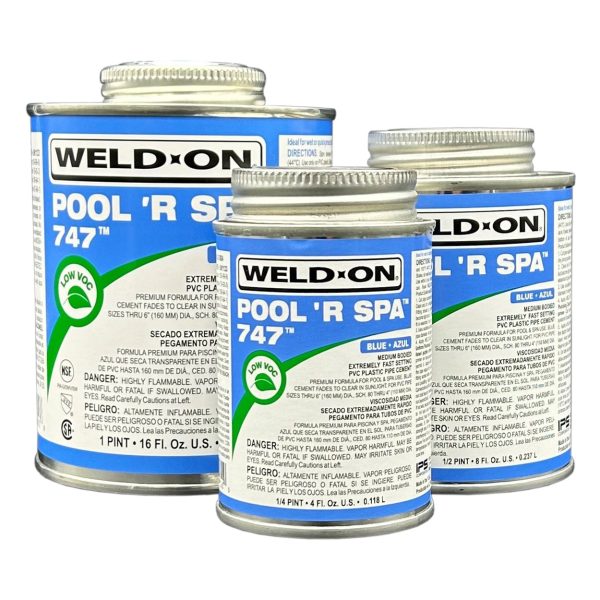 PVC GLUE, weld-on 747 118ml blue